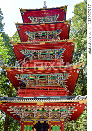 [Tochigi] Nikko Toshogu Shrine Five-Story Pagoda 132037957