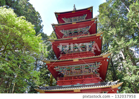 [Tochigi] Nikko Toshogu Shrine Five-Story Pagoda 132037958