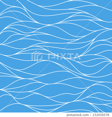 Aquaphone. The background texture of the water. Waves of the sea or ocean. Wavy design for creative ideas. 132038576