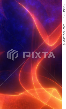 Abstract red glowing plasma waves flowing in dynamic futuristic motion Abstract red glowing plasma waves flowing in dynamic futuristic motion 132039452