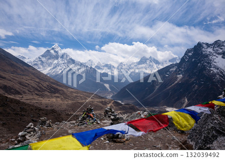 Landscape from Chukpi Lhara viewpoint, Dughla, Nepal 132039492