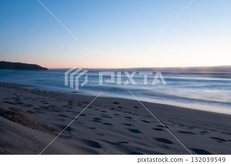 Galician beach landscape, Galicia, Spain. Do Rostro beach. 132039549