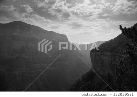 Ordesa Monte Perdido National Park, view. Pyrenees, Spain 132039551