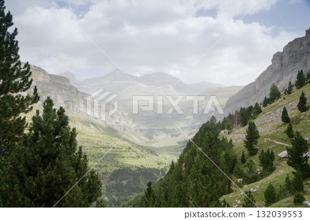 Ordesa Monte Perdido National Park, view. Pyrenees, Spain 132039553