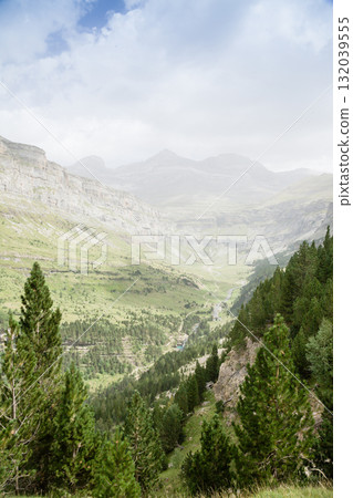 Ordesa Monte Perdido National Park, view. Pyrenees, Spain 132039555