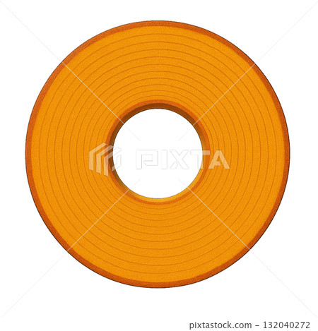 橘色年輪蛋糕的圖片 橘色年輪蛋糕的圖片 132040272