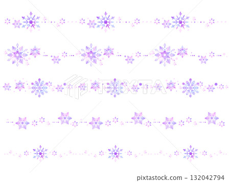 模板式雪花圖案線組 模板式雪花圖案線組 132042794