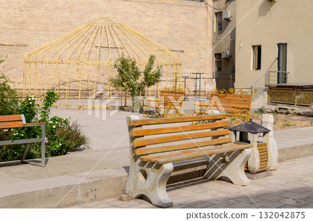 烏茲別克希瓦的美麗風景 132042875