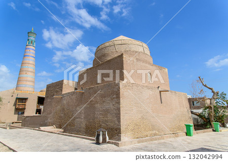 Beautiful scenery of Khiva, a UNESCO World Heritage site in Uzbekistan Beautiful scenery of Khiva, a UNESCO World Heritage site in Uzbekistan 132042994