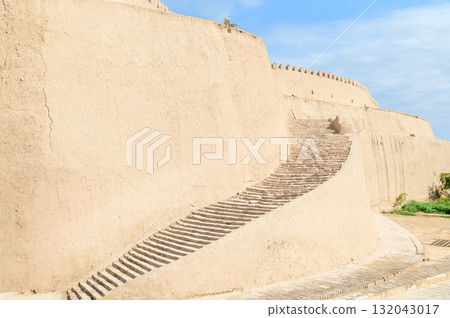 Beautiful scenery of Khiva, a UNESCO World Heritage site in Uzbekistan Beautiful scenery of Khiva, a UNESCO World Heritage site in Uzbekistan 132043017