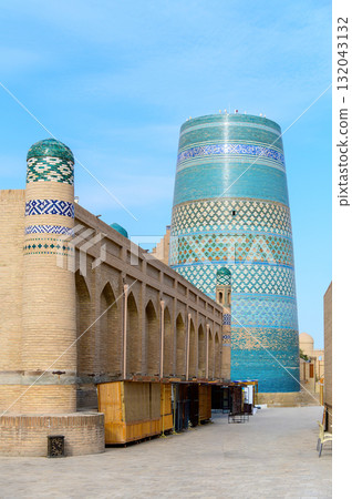 Beautiful scenery of Khiva-Ichan Kala, a UNESCO World Heritage Site in Uzbekistan Beautiful scenery of Khiva-Ichan Kala, a UNESCO World Heritage Site in Uzbekistan 132043132