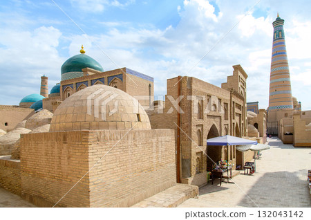 烏茲別克被聯合國教科文組織列為世界遺產的希瓦伊昌卡拉的美麗風景 132043142