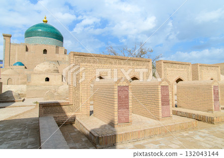 烏茲別克被聯合國教科文組織列為世界遺產的希瓦伊昌卡拉的美麗風景 烏茲別克被聯合國教科文組織列為世界遺產的希瓦伊昌卡拉的美麗風景 132043144