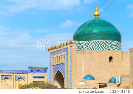 Beautiful scenery of Khiva-Ichan Kala, a UNESCO World Heritage Site in Uzbekistan Beautiful scenery of Khiva-Ichan Kala, a UNESCO World Heritage Site in Uzbekistan 132043148