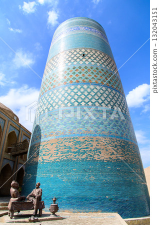 Beautiful scenery of Khiva-Ichan Kala, a UNESCO World Heritage Site in Uzbekistan Beautiful scenery of Khiva-Ichan Kala, a UNESCO World Heritage Site in Uzbekistan 132043151