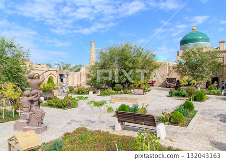 烏茲別克被聯合國教科文組織列為世界遺產的希瓦伊昌卡拉的美麗風景 132043163