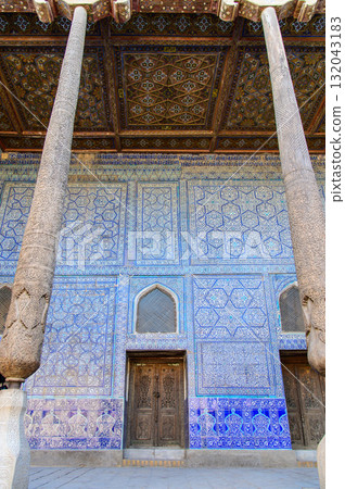 Beautiful scenery of Khiva-Ichan Kala, a UNESCO World Heritage Site in Uzbekistan Beautiful scenery of Khiva-Ichan Kala, a UNESCO World Heritage Site in Uzbekistan 132043183