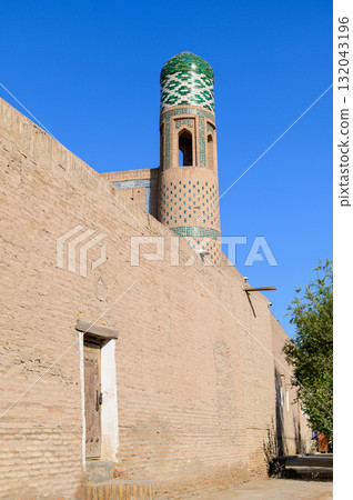 Beautiful scenery of Khiva-Ichan Kala, a UNESCO World Heritage Site in Uzbekistan Beautiful scenery of Khiva-Ichan Kala, a UNESCO World Heritage Site in Uzbekistan 132043196