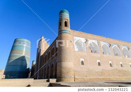 Beautiful scenery of Khiva-Ichan Kala, a UNESCO World Heritage Site in Uzbekistan Beautiful scenery of Khiva-Ichan Kala, a UNESCO World Heritage Site in Uzbekistan 132043221