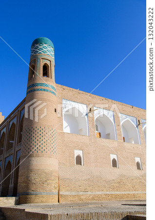 Beautiful scenery of Khiva-Ichan Kala, a UNESCO World Heritage Site in Uzbekistan Beautiful scenery of Khiva-Ichan Kala, a UNESCO World Heritage Site in Uzbekistan 132043222