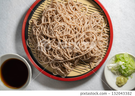[Food Ingredients] Served Zaru Soba Noodles [Nagano Prefecture] 132043382