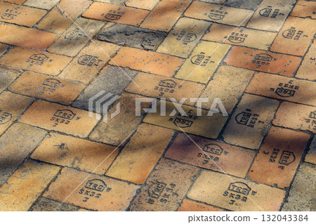 Brick floor 132043384