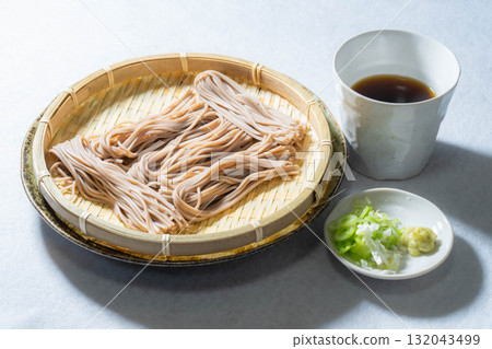 [Food Ingredients] Togakushi soba noodles served on a colander [Nagano Prefecture] 132043499