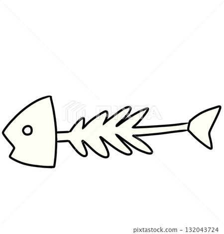 Fish bone simple 132043724