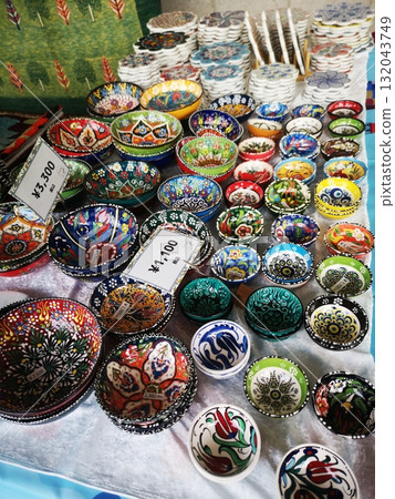 Turkish dishes and trivets 132043749