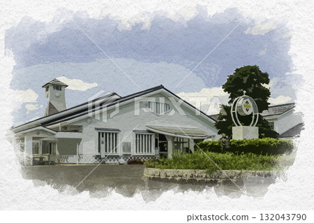 水彩畫風格,鳥取市鹿野學園,鳥取縣鳥取市龍社川校區 水彩畫風格,鳥取市鹿野學園,鳥取縣鳥取市龍社川校區 132043790