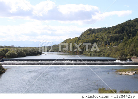 Tokachi River Chiyoda Dam Chiyoda Dam Chiyoda Dam Tokachi River Chiyoda Dam Chiyoda Dam Chiyoda Dam 132044259