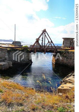 Remains of the World Heritage Site "Sado Island Gold Mine"... [Oma Port] 132044425