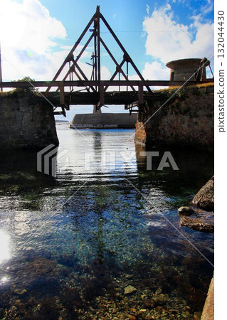 Remains of the World Heritage Site "Sado Island Gold Mine"... [Oma Port] 132044430