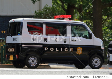 Mini police car image 132044480