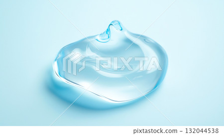 Fresh light blue gel texture Fresh light blue gel texture 132044538