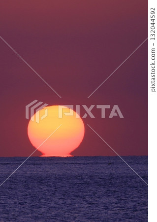 Sunset over the horizon Sunset over the horizon 132044592