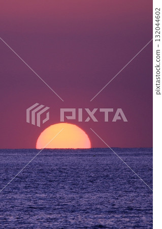 Sunset over the horizon 132044602