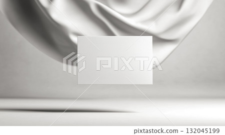 Blank paper as a symbol of emptiness and creation 132045199