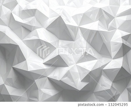 Abstract geometric triangle pattern vector illustration with a gray diamond mosaic design and subtle light texture style for a modern wallpaper background Abstract geometric triangle pattern vector illustration with a gray diamond mosaic design and subtle light texture style for a modern wallpaper background 132045295