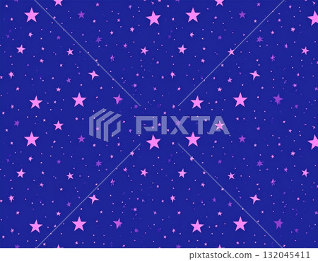 Gold seamless stars and stripes pattern vector illustration for a festive patriotic holiday background design 132045411
