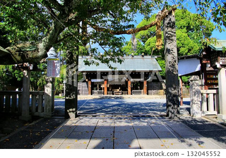 伊勢山皇大神宮位於橫濱伊勢山的山上，其神社頂部以櫻花為標誌。 132045552