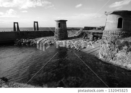 Remains of the World Heritage Site "Sado Island Gold Mine"... [Oma Port] 132045825