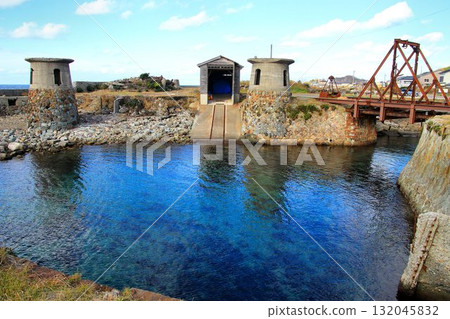 Remains of the World Heritage Site "Sado Island Gold Mine"... [Oma Port] 132045832