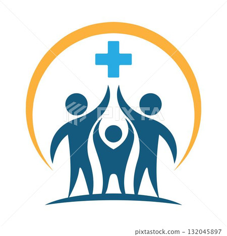Pharmacy logo icon design Pharmacy logo icon design 132045897