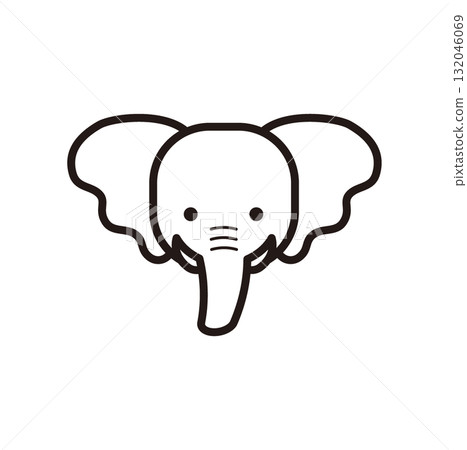 大象（黑白） 132046069