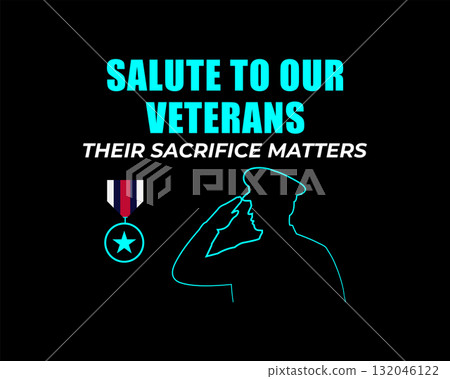 salute to our veterans their sacrifice matters 132046122