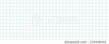 Planer page with dotted square grid. Seamless blue checkered paper pattern. Simple squared graph texture. Bullet journal notebook background. School math lined sheet wallpaper. Vector Planer page with dotted square grid. Seamless blue checkered paper pattern. Simple squared graph texture. Bullet journal notebook background. School math lined sheet wallpaper. Vector 132046442