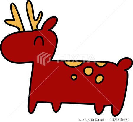 The Christmas drawing for Celebration or holiday concept. The Christmas drawing for Celebration or holiday concept. 132046681