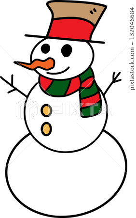 The Christmas drawing for Celebration or holiday concept. The Christmas drawing for Celebration or holiday concept. 132046684