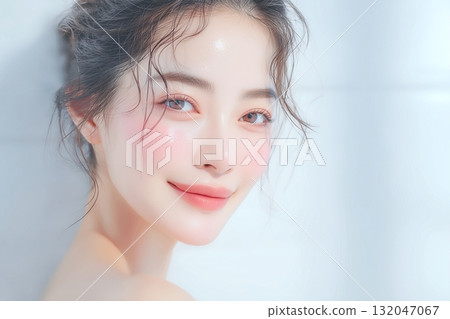 微笑的女人/皮膚護理 132047067